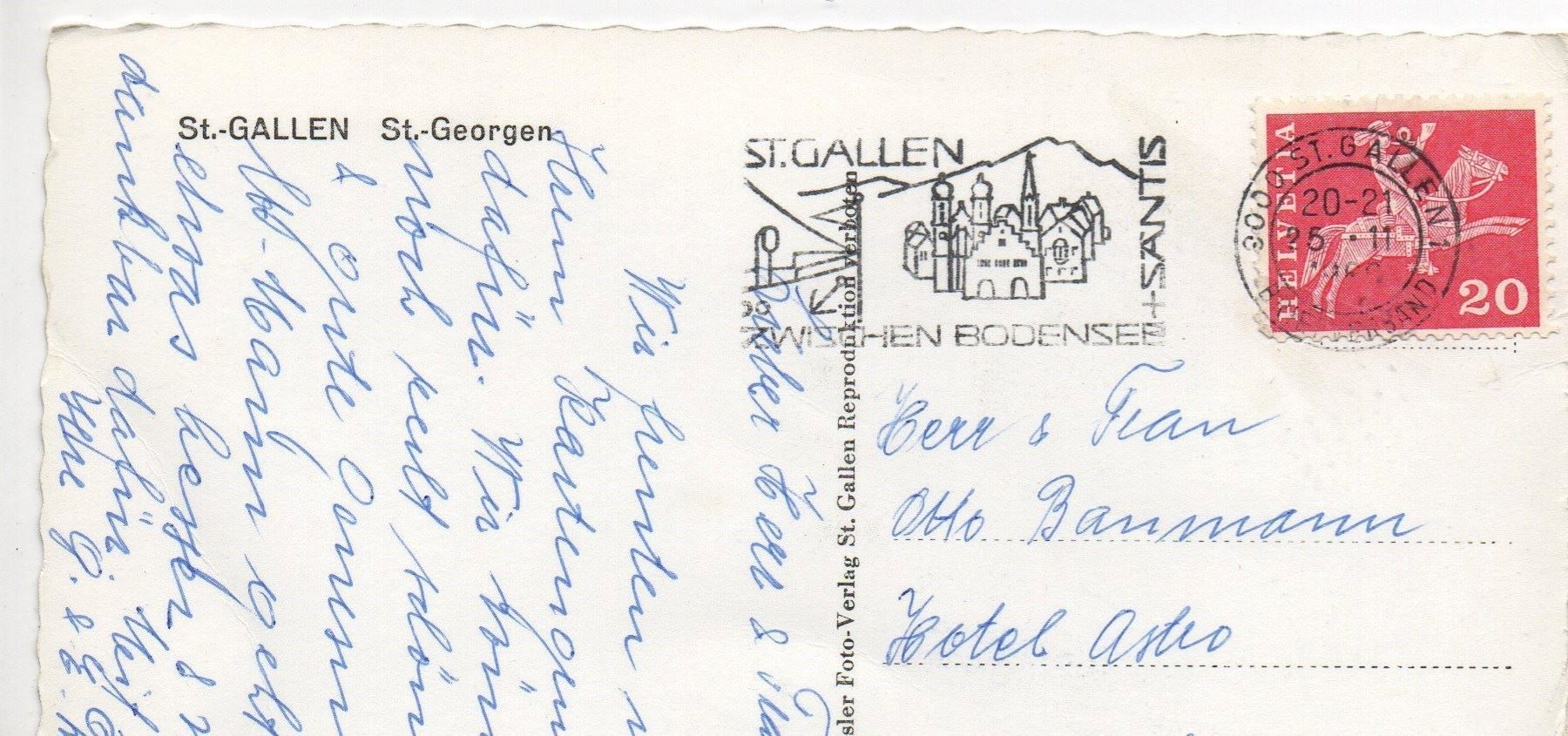 Cartoline postali: ST. GALLEN St. Georgen – Nuovo (secondo la descrizione) da Jona venduto da philajona 1