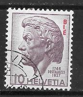 BIÉ (D V) Nr. 22 Pestalozzi Gedenkmarke gestempelt 1946