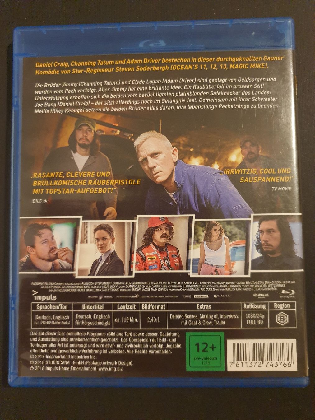 Tutti i DVDs: Logan Lucky - Blu-ray Disc – Usato da Steffisburg venduto da Blue_bj5g 1