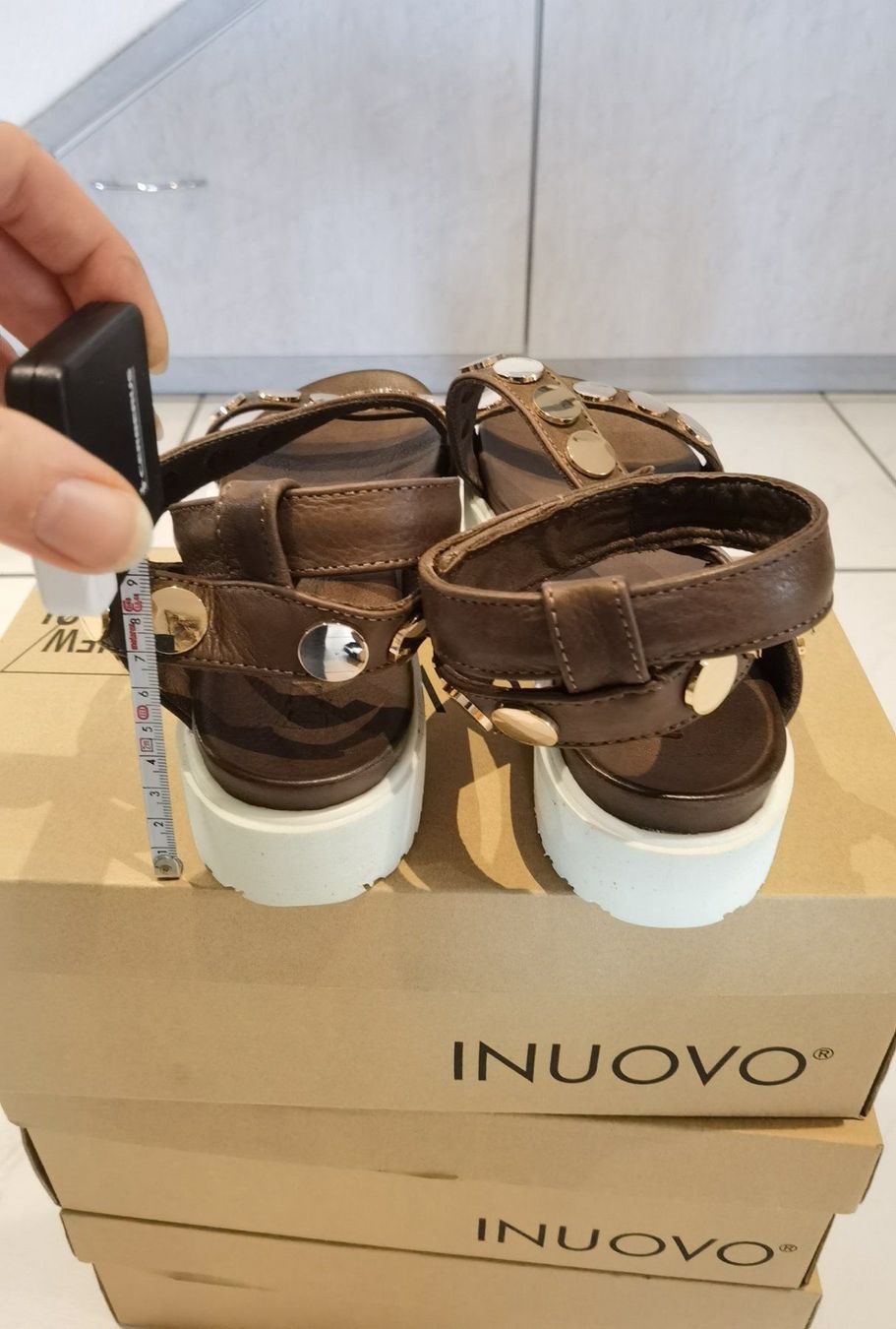 Scarpe da donna: Leder Sandalen Gr. 40 – Nuovo e nell'imballaggio originale da Uerkheim venduto da Justi.y 2