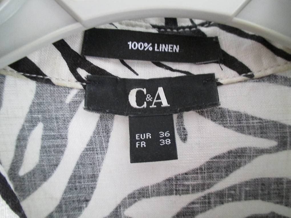 Blusen: Bluse Zebramuster, schwarz/beige, Gr.36-40 Oversize - NEU – Neu (gemäss Beschreibung) aus glattfelden von carlo046 4