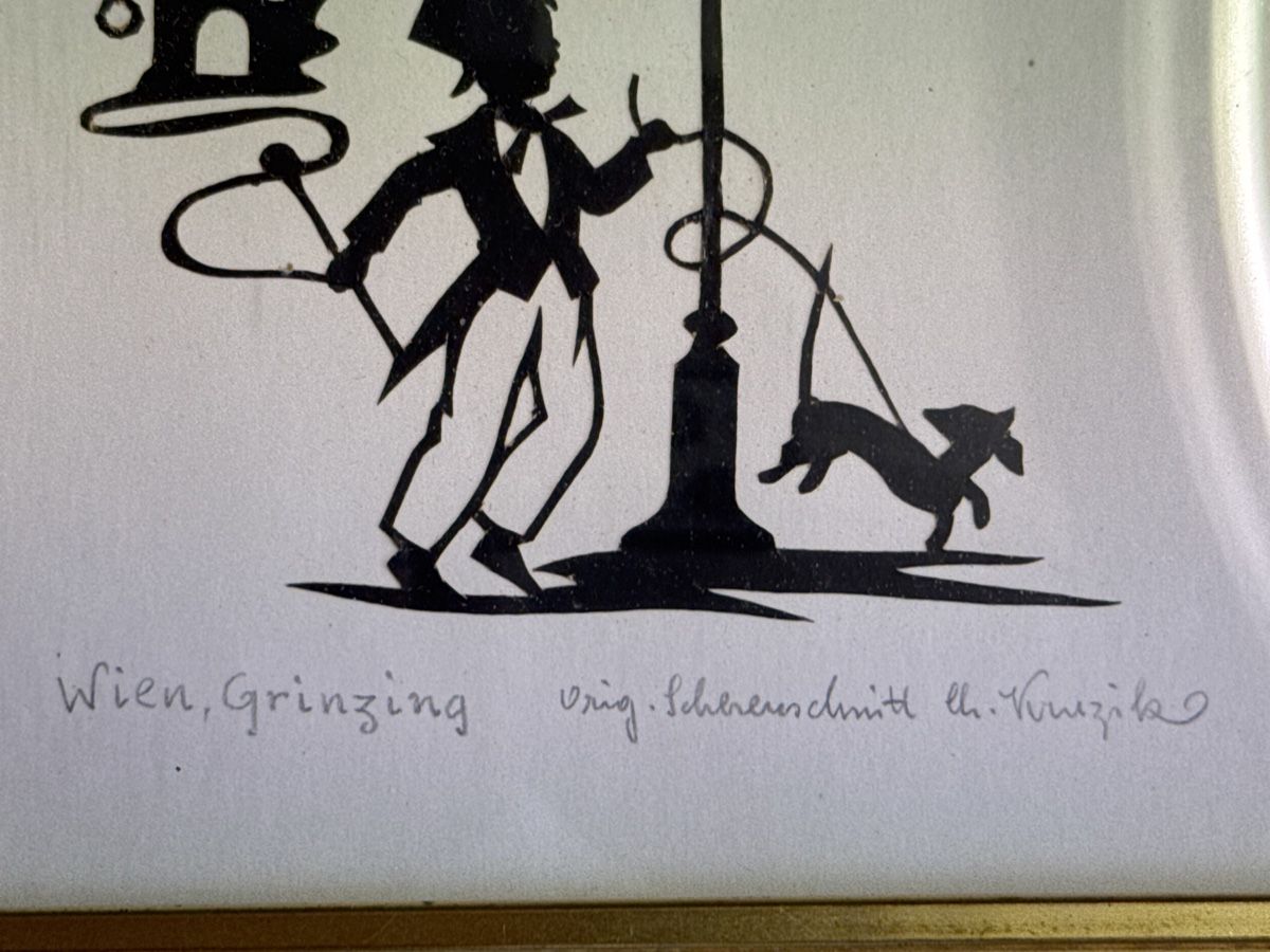 Foto & Immagini: Zwei original Scherenschnitte von Wien – Usato da Gams venduto da ver_n7n9 3