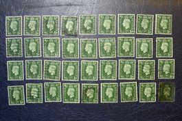 Lot timbres UK - George VI (1/2 D)