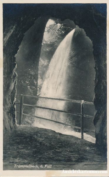 Ansichtskarten: Trümmelbach - Fall 6 + 1924 – Gebraucht aus Emmenbrücke von teestube