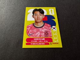 Panini FIFA Fussball WM 2026 Sticker Hanbeom Lee KOR 7