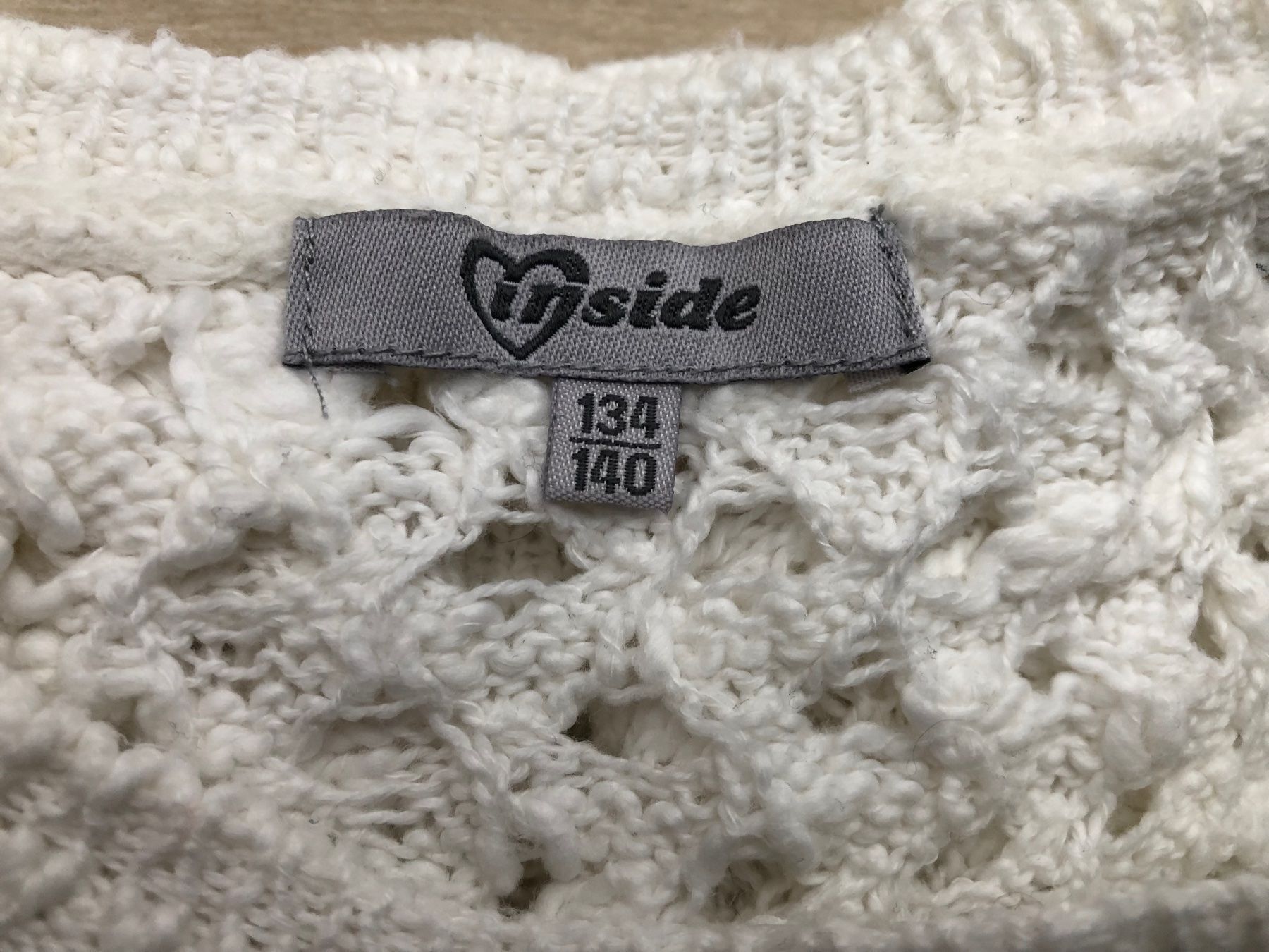Maglioni & Felpe: Pull crocheté blanc Inside 134/140 – Nuovo (secondo la descrizione) da Moutier venduto da chicboutique 1