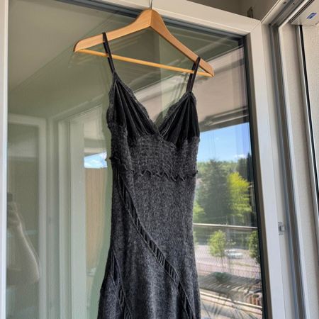Grey Knit Dress vintage