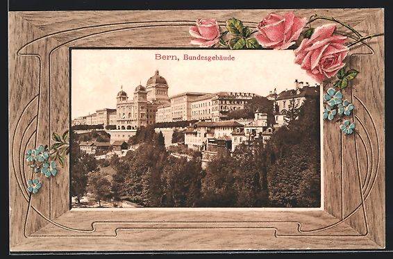 Ansichtskarten: AK Bern, Blick auf das Bundesgebäude – Gebraucht aus Berlin von bartko-reher