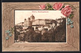 AK Bern, Blick auf das Bundesgebäude