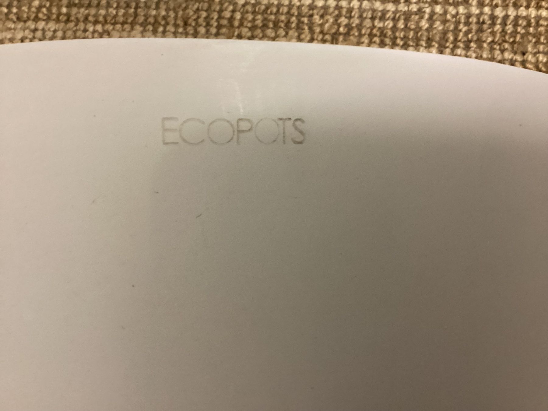 Vasi per fiori: Ecopots Pflanzentöpfe, pure white – Usato da Sutz venduto da hodc 1