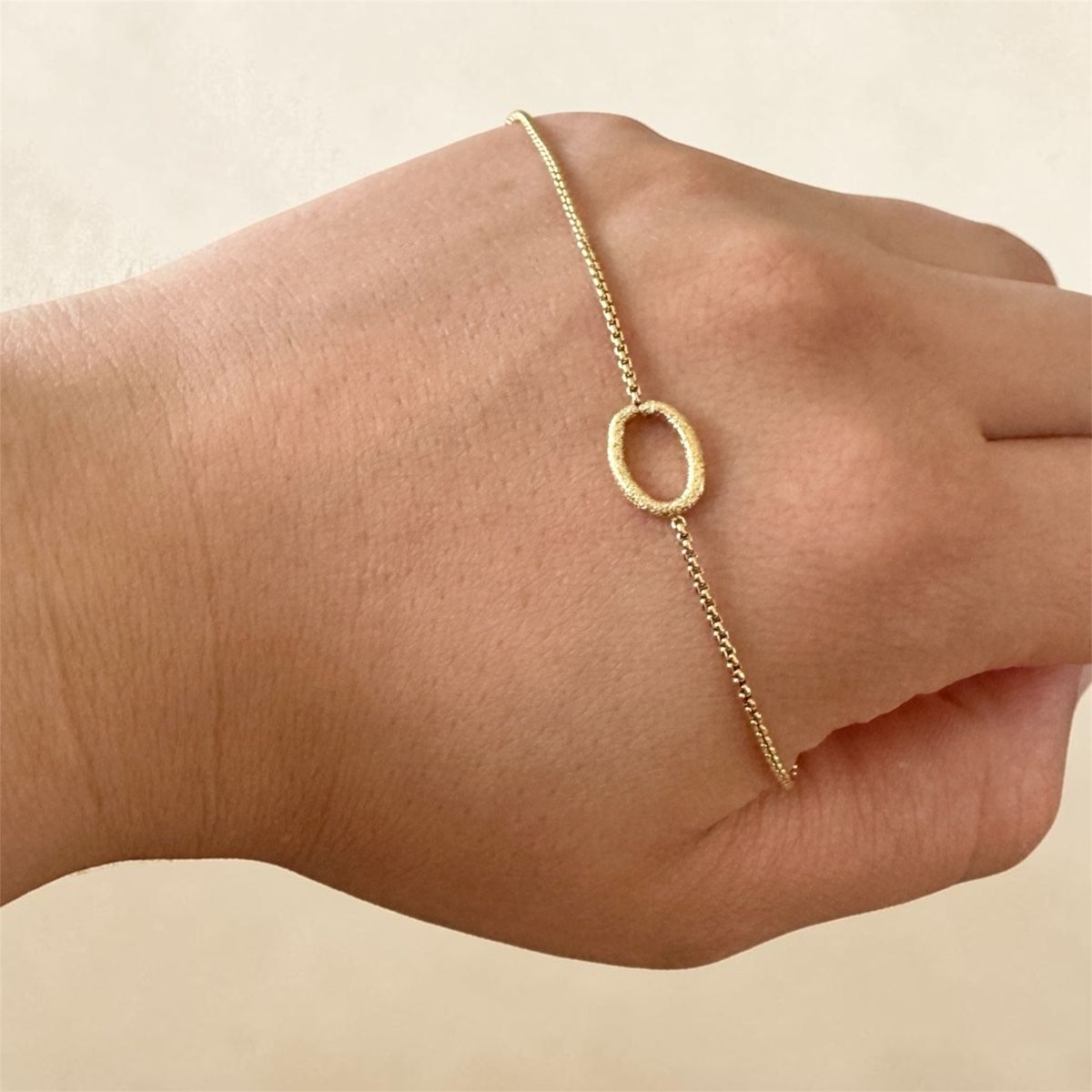 Bracciali & Braccialetti: Vergoldetes Edelstahl Armband – Nuovo e nell'imballaggio originale da Oberhasli venduto da Duabelle_official 1