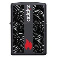 Zippo Schw/Matt Dot Pattern