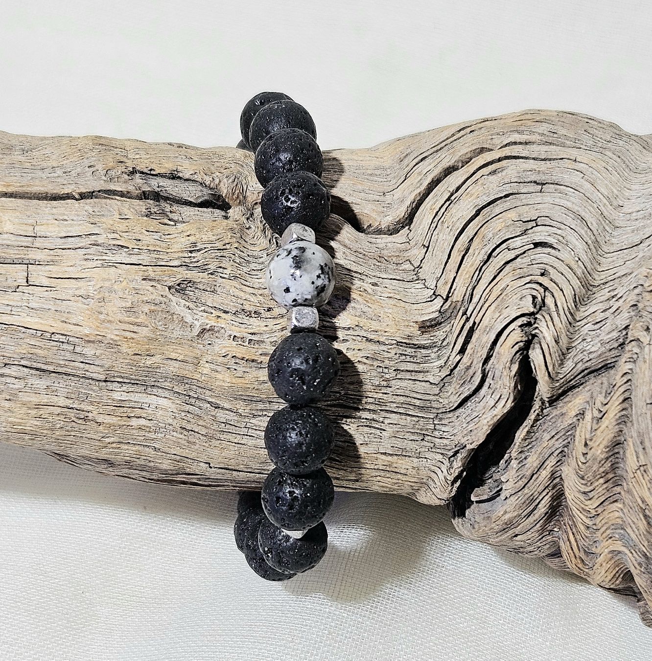 Bracciali & Braccialetti: schlichte Lavastein Armk. - Spendenaktion – Nuovo (secondo la descrizione) da Unterkulm venduto da Nachtigall 3