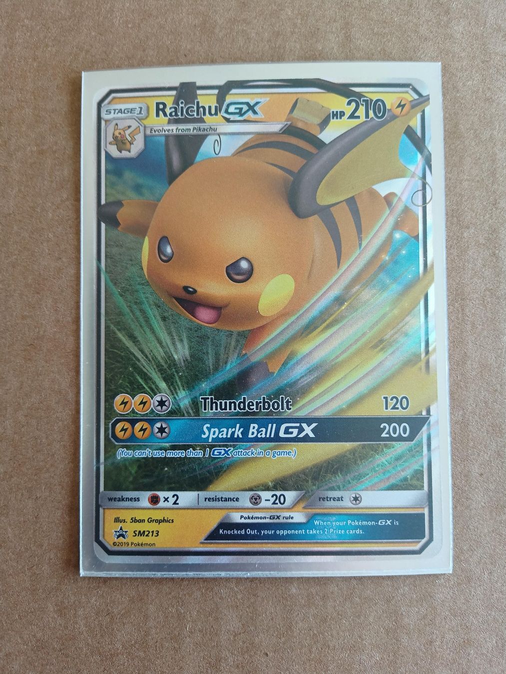 Pokémon Carte collezionabili: Raichu GX – Usato da Altstätten SG venduto da GGsGameshop