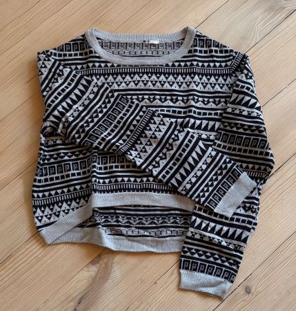 Croptop /Top langarm,bauchfrei,weit,vokuhila, Gr.S