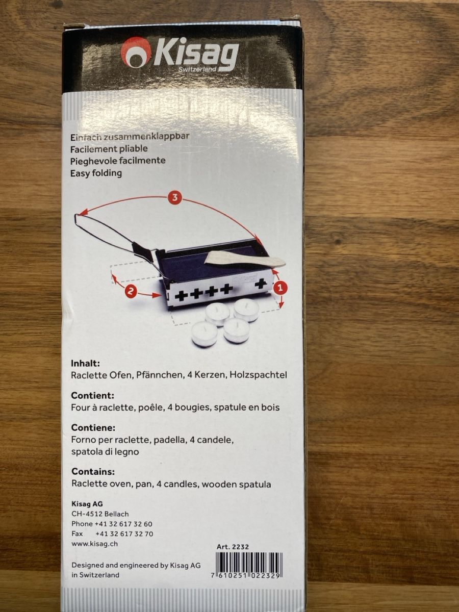 Kisag Appareils de cuisine: Racletteofen mit Teelichtern – Neuf (Voir description) à Wagen par Ryannik 1