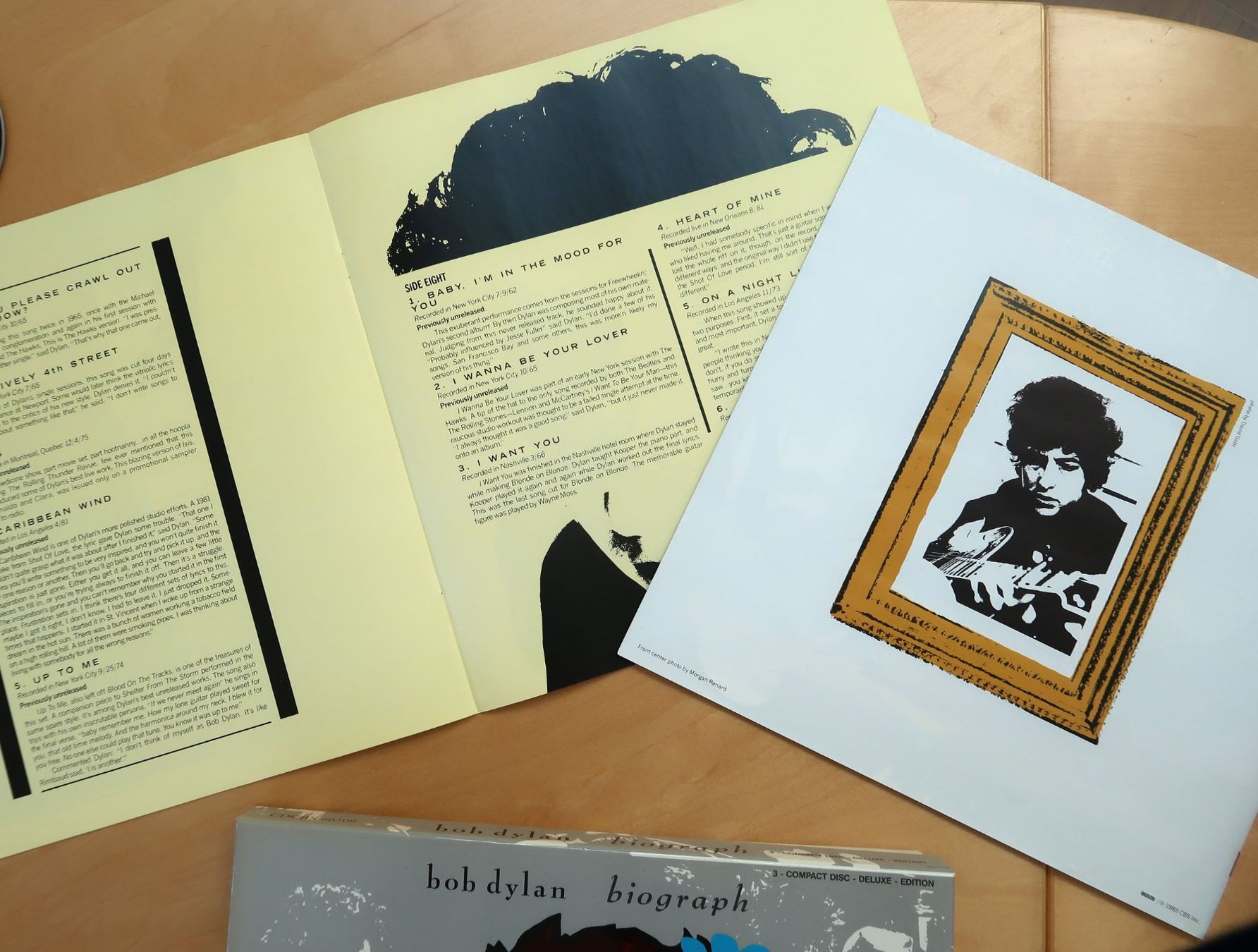 CD: BOB DYLAN - BIOGRAPH (3 CD-Box im LP-Format, neuwertig) – Usato da Hedingen venduto da Studers 4