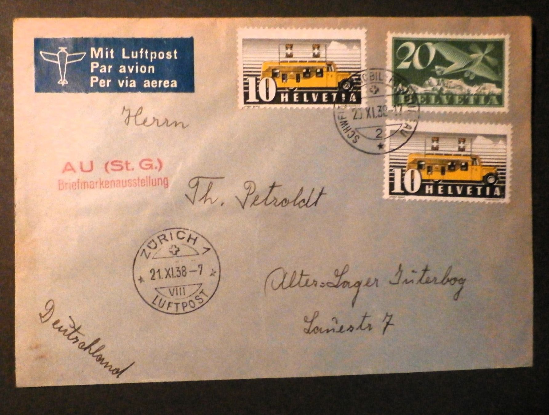 Tous les timbres: CH Flugpost – D'occasion à Kehrsatz par Bernherb2 1