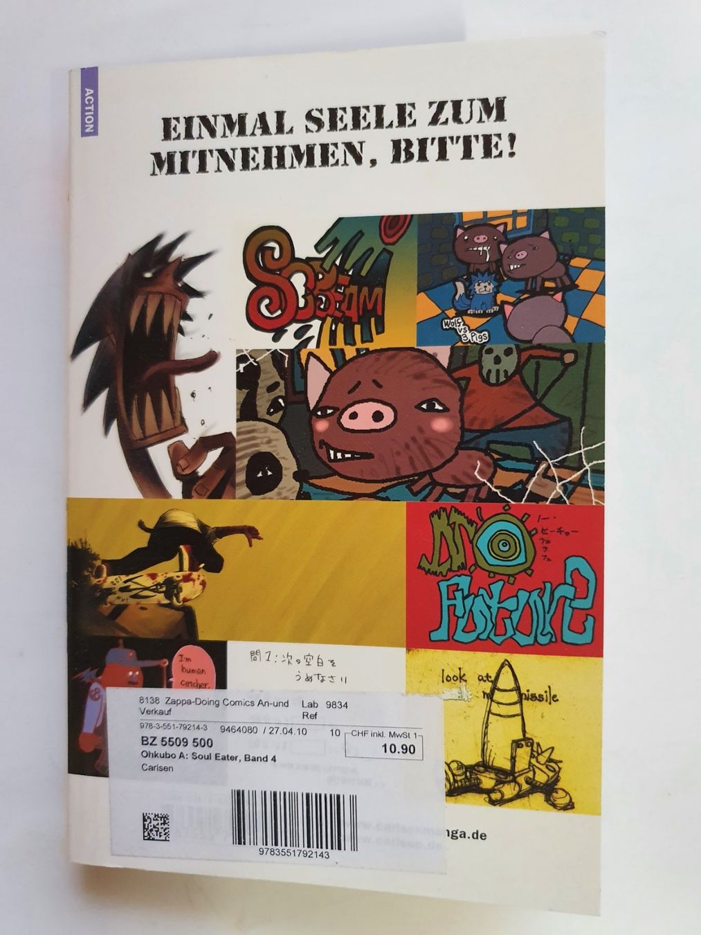 Fumetti: Souleater 4 / Manga – Usato da Oberdorf BL venduto da BaldenEagle 3