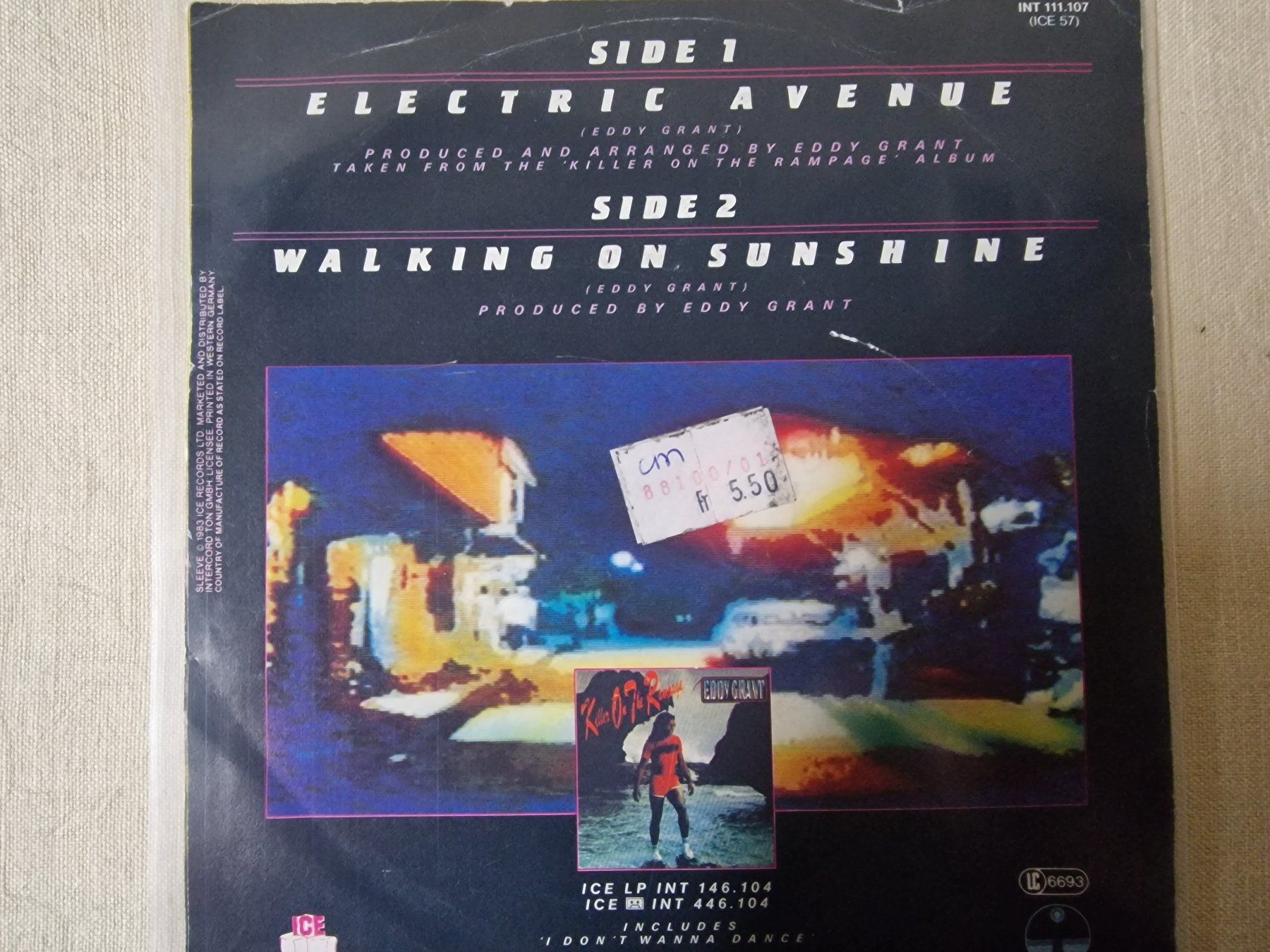 Schallplatten: Eddy Grant Single – Electric Avenue – Gebraucht aus Root von atelier22 1