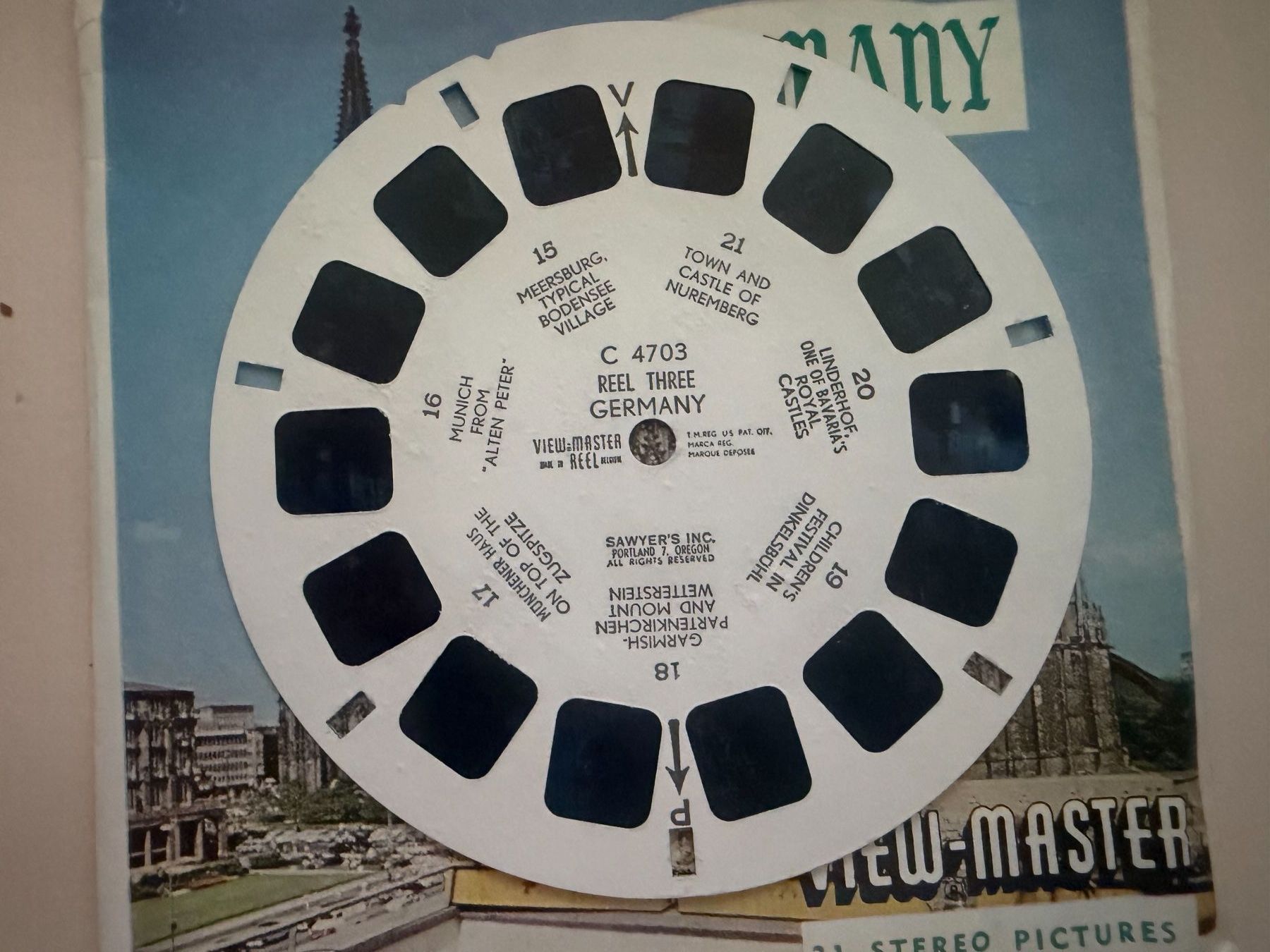 View-master Spielzeuge: View-Master 3D: Nr. C 470 GERMANY (3 Scheiben) – Gebraucht aus Tegerfelden von siebenmacky 5