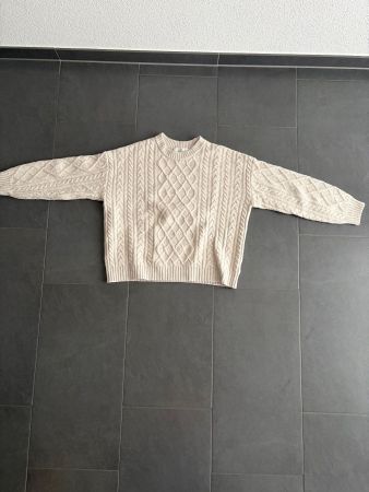 H&M Pulli, Strickoptik, beige, Gr. 146/152