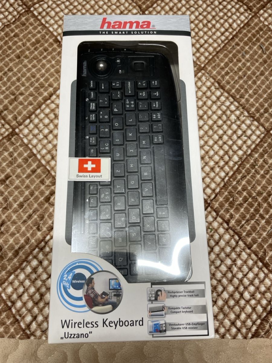 Tastiere: Wireless Keyboard Uzzano USB Plug and Play neuwertig – Nuovo e nell'imballaggio originale da Menziken venduto da Ivandy