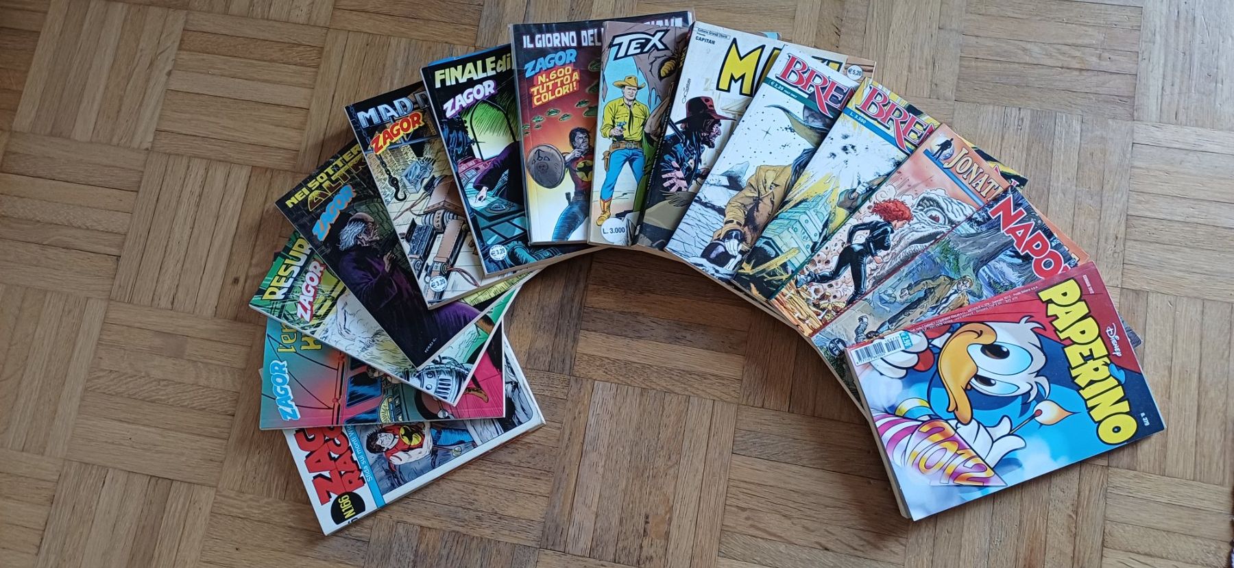 Fumetti: Comic Sammlung Zagor, Tex Brendon, diverse Italiani – Usato da Utzenstorf venduto da malibu06