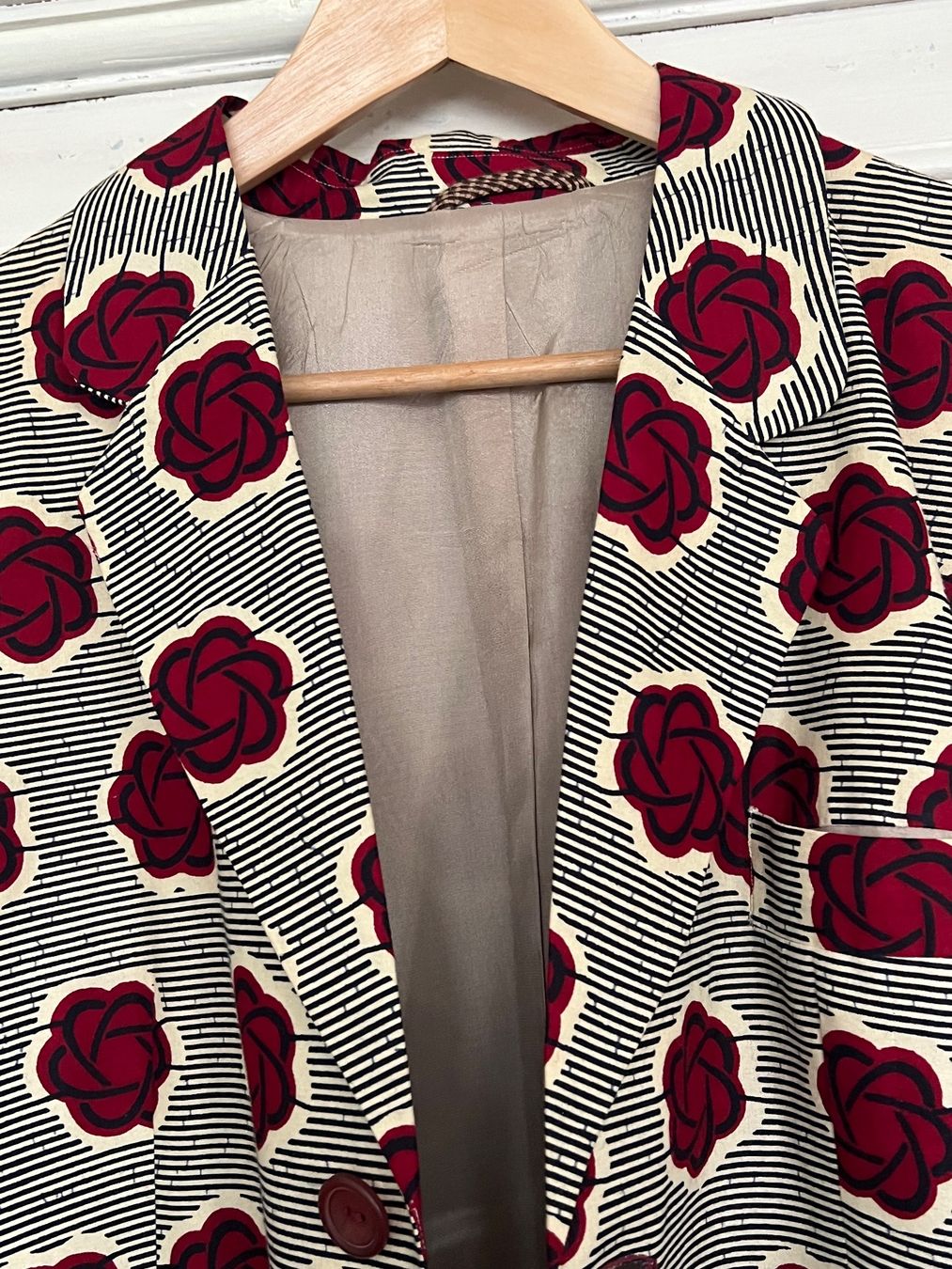 Giacche: Blazer mit Rosenmuster, 42 – Usato da Zürich venduto da Girasole232 1
