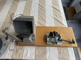 Minette Super 8 Viewer Editor mit Agfa Filmschneider Vintage