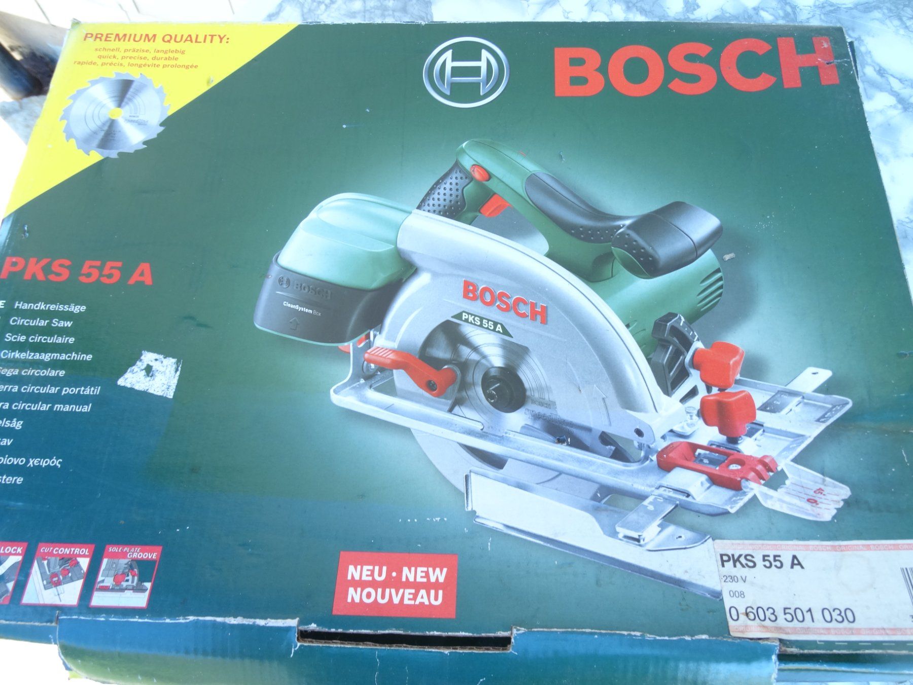 Bosch Seghe: Bosch Handkreissäge – Nuovo (secondo la descrizione) da Lengnau AG venduto da Oskarhuus