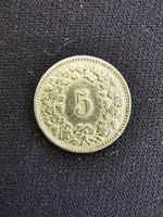Seltene 5 Rappen Münze 1887, Top Zustand! Schweiz
