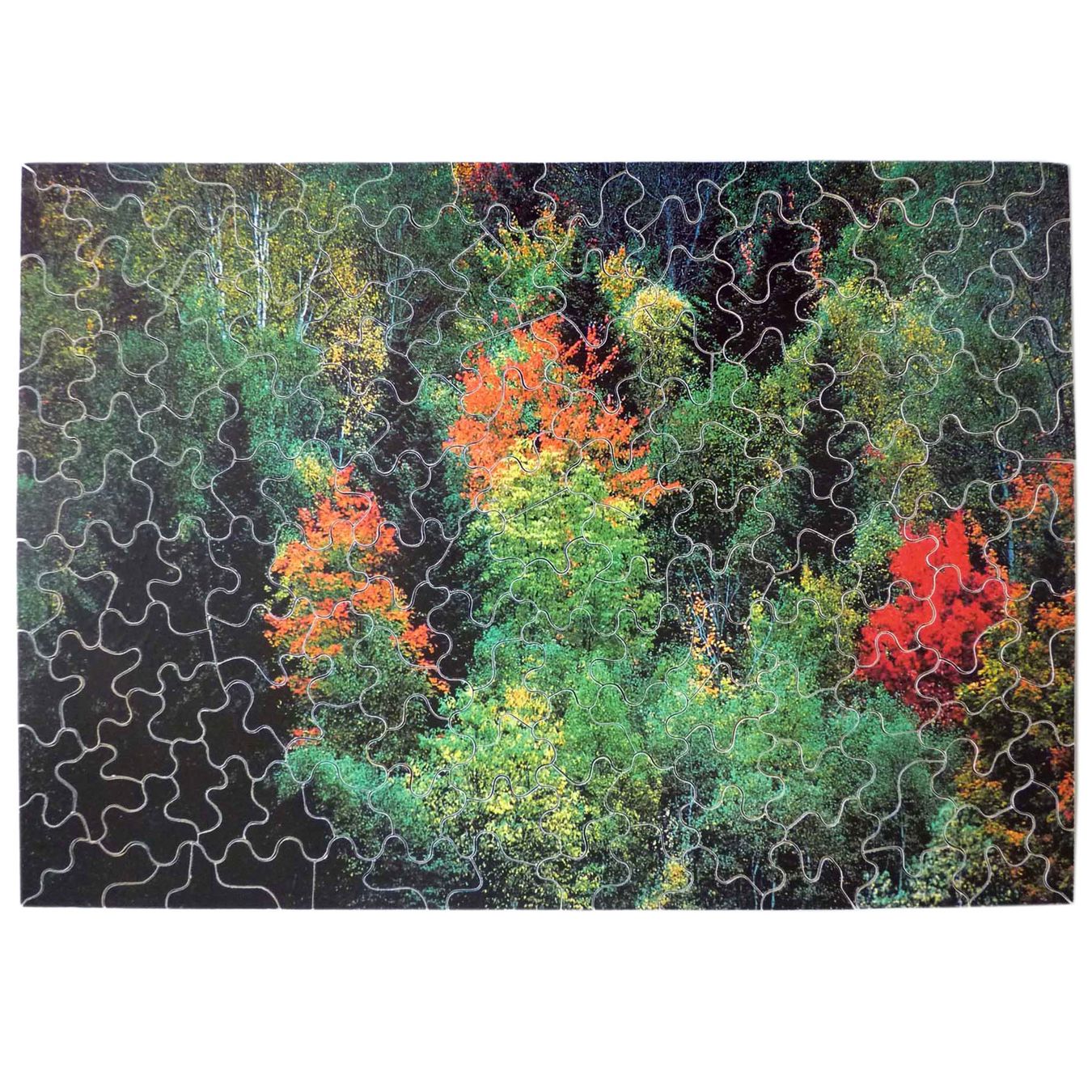 Puzzles: Puzzle Holz handgesägt Einzelstück Herbstwald – Neu (gemäss Beschreibung) aus Brüttisellen von Buxus