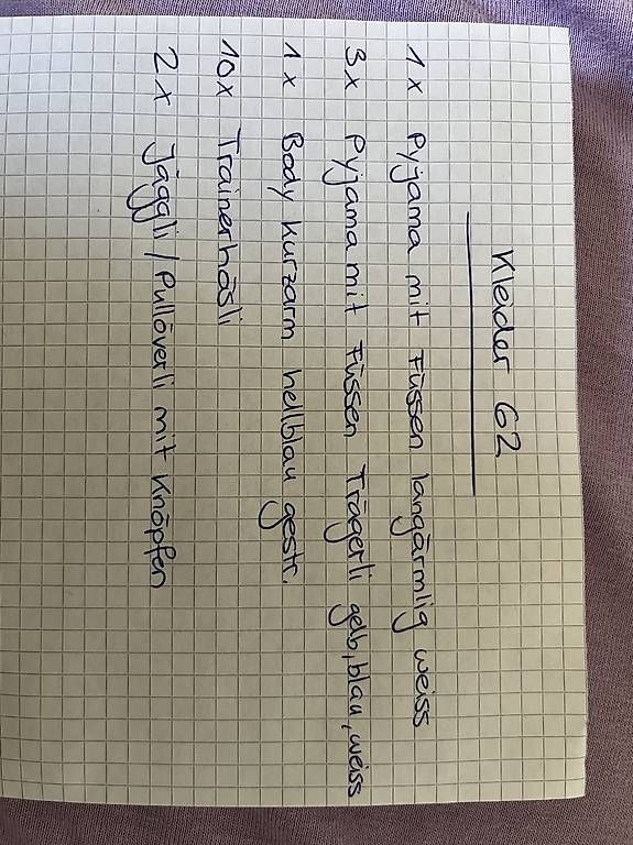Lotti & Set di vestiti: Baby Kleiderset Grösse 62 – Usato da Wenslingen venduto da Corrinella 3