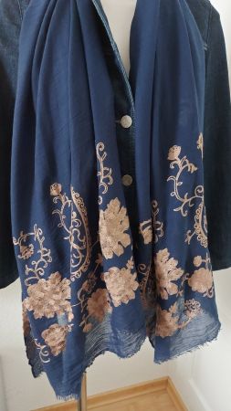 Capris Schal/ Foulard Blau