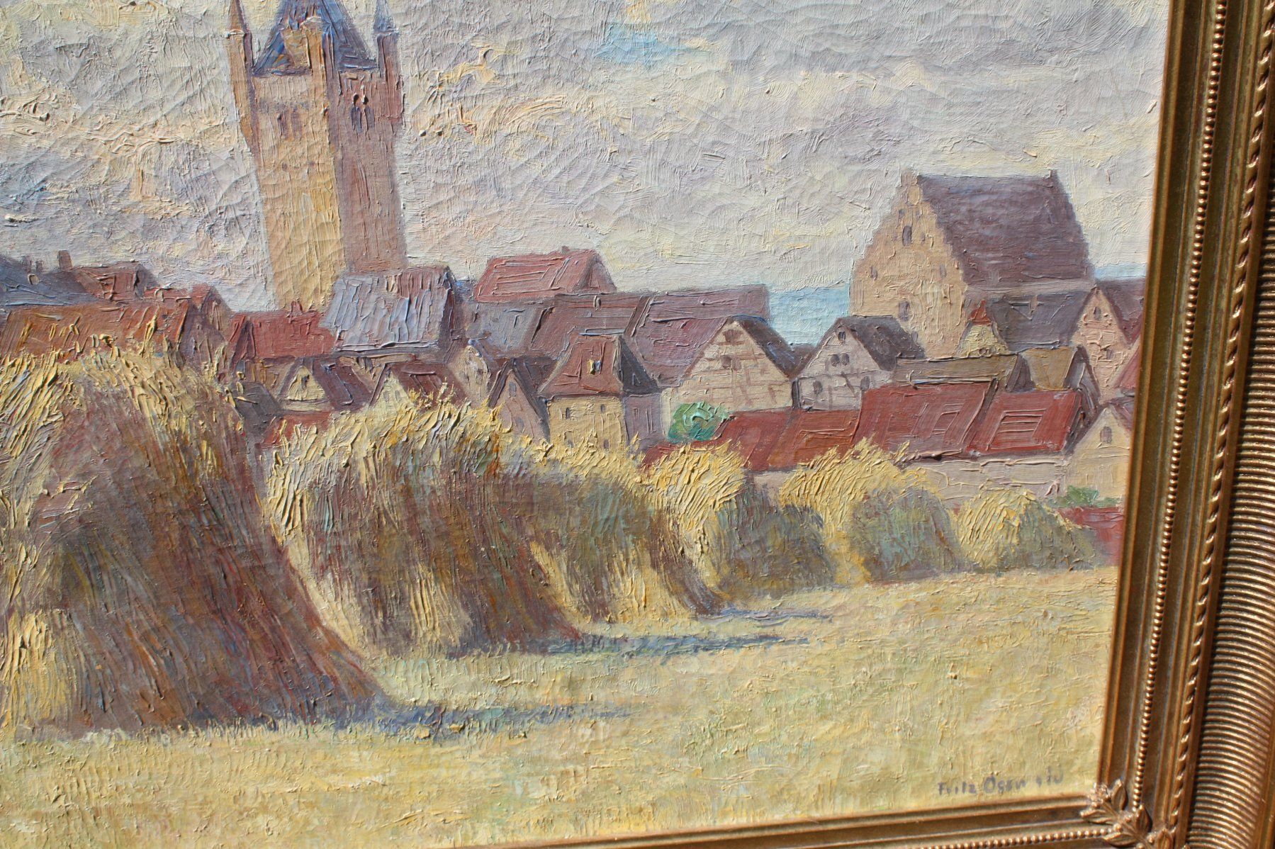 Dipinti: Landschaft Fritz Osswald – Usato da Altstätten SG venduto da sulim 4