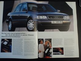 Prospekt Audi A6 Limousine Swiss Sonderausstattung 1995