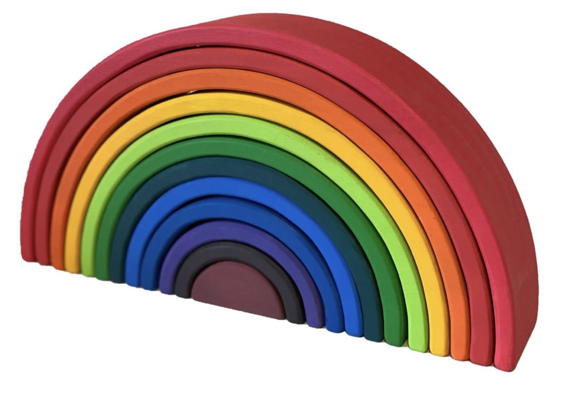 Spielzeuge: Wooden Rainbow - Holz Regenbogen – Neu und originalverpackt aus Männedorf von Meganbdn