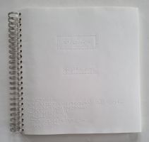 Brailleschrift-Buch Spiralblock