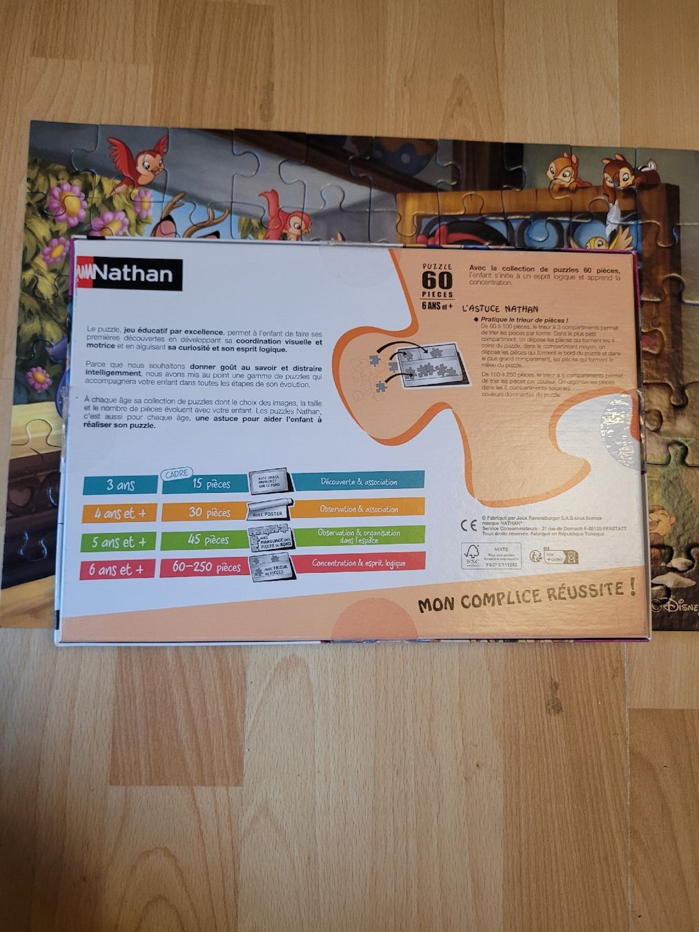 Disney Puzzles: Puzzle 60 Teile Schneewittchen – D'occasion à Lupsingen par sta_wgg5 3