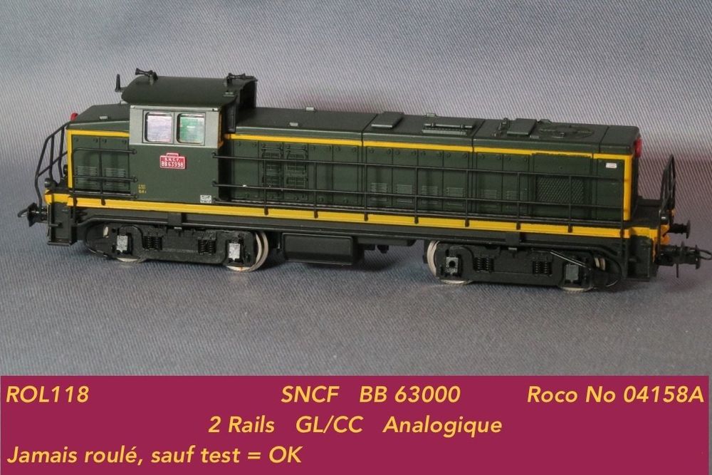 ROL118 SNCF BB 63000 Roco No 04158A | Kaufen auf Ricardo