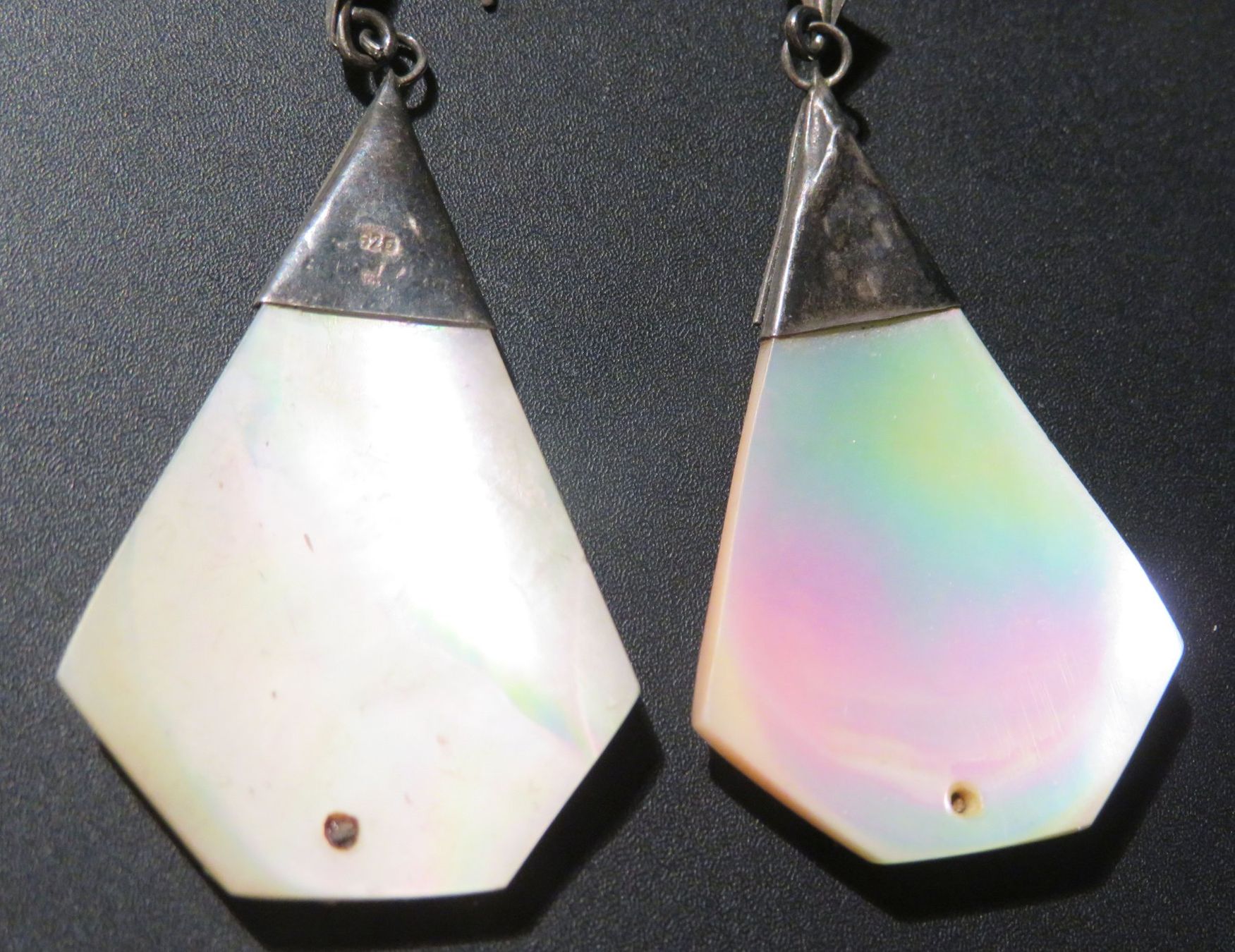 Boucles d'oreille: Ohranhänger Perlmutt, Silber 925 – D'occasion à Oberriet SG par Manick 4