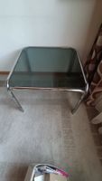 Beistelltisch Metall Chrom mit Glasplatte gebraucht
