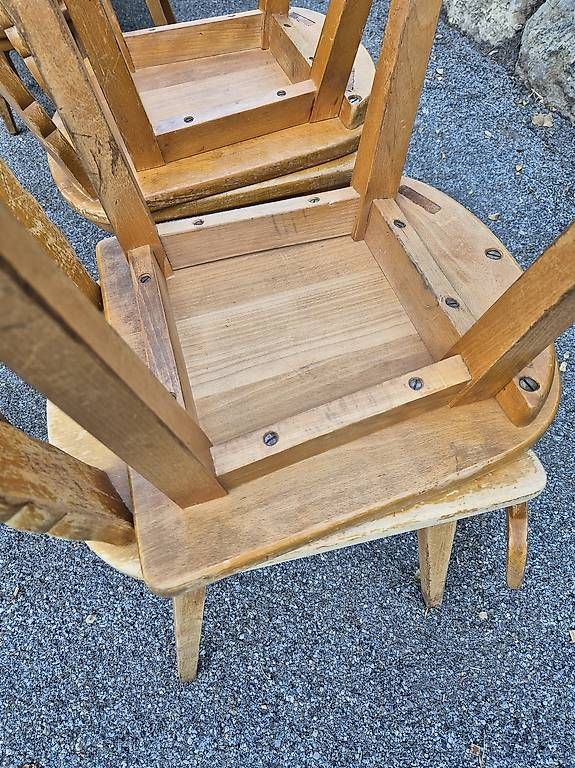 Sedie: 10 Stk. massive Holzstühle – Usato da Zofingen venduto da sab_5swt 4