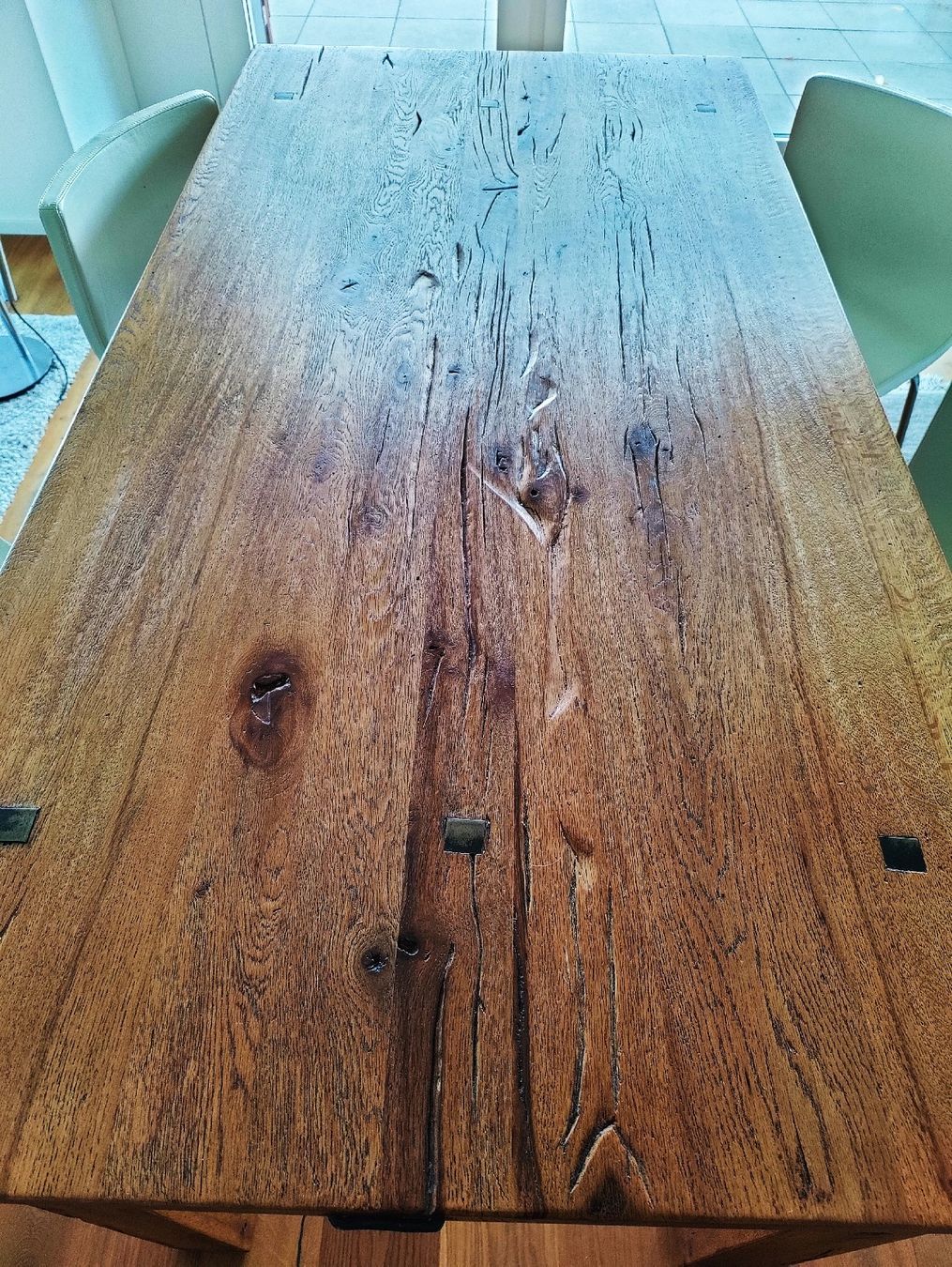 Articoli in legno: Hochtisch, Eiche Massivholz – Nuovo (secondo la descrizione) da Cham venduto da rtp_p56w 2