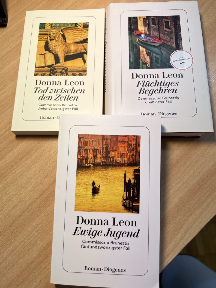 Libri: Donna Leon, Brunettis 23 - 25 - 30 Fall – Usato da Münchenbuchsee venduto da Dreamaction67 6