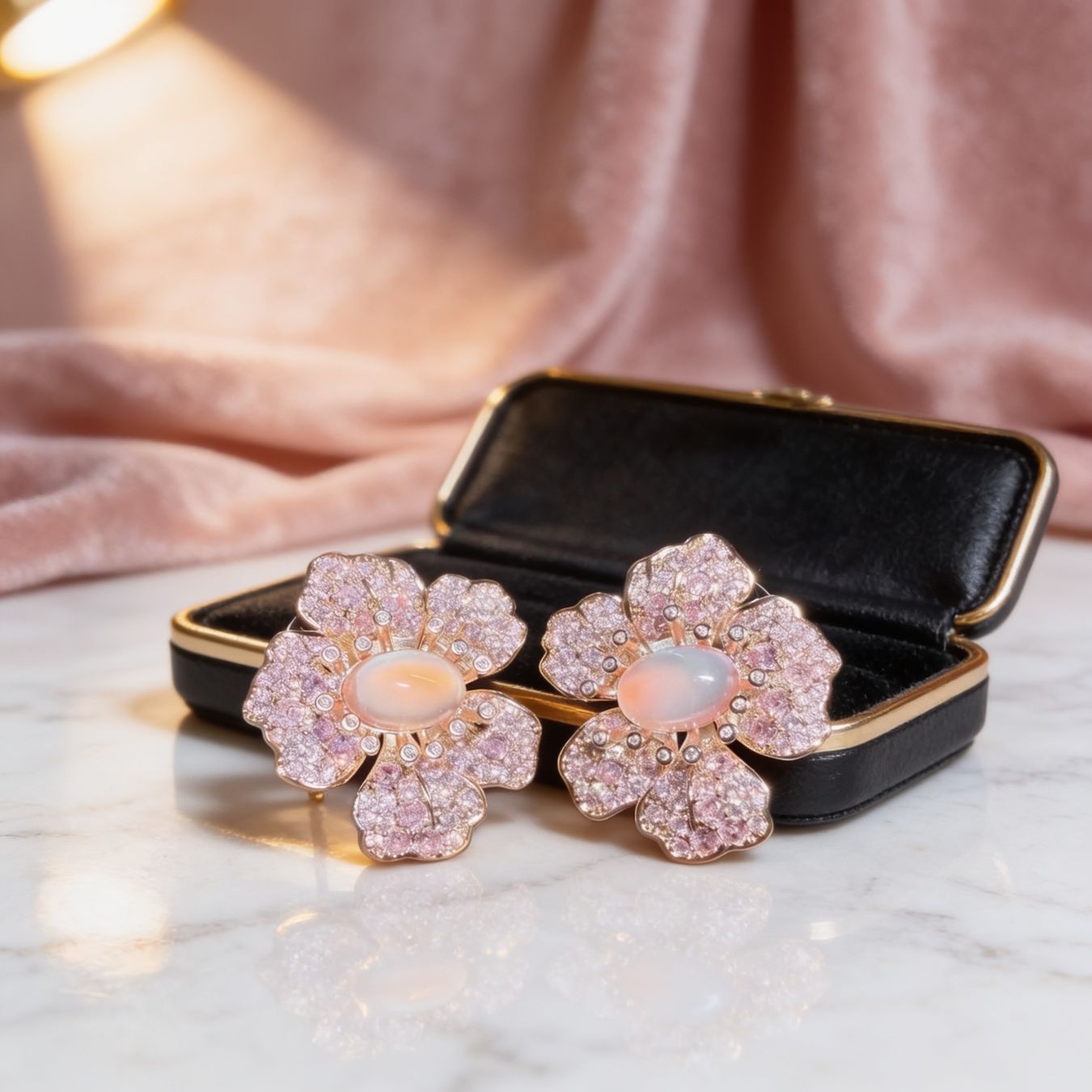Ohrringe & -stecker: Boucles d’oreilles Fleur de Rosée – Neu und originalverpackt aus St-Maurice von Sandrinette123 1