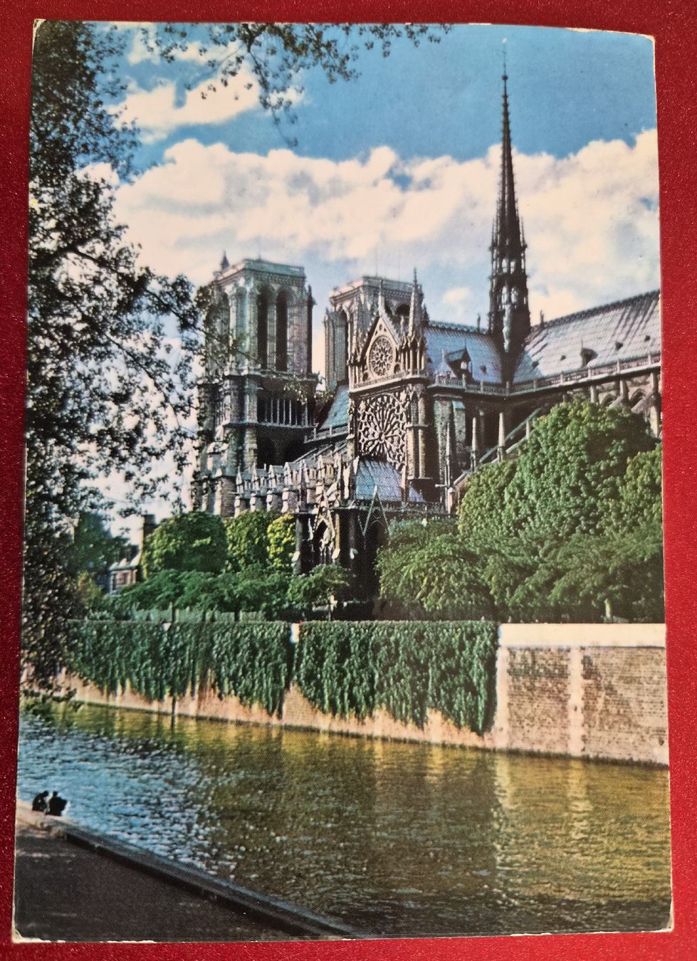 Cartoline postali: Notre-Dame mit Seine, Paris, 1963 – Usato da Melchnau venduto da Arthurius