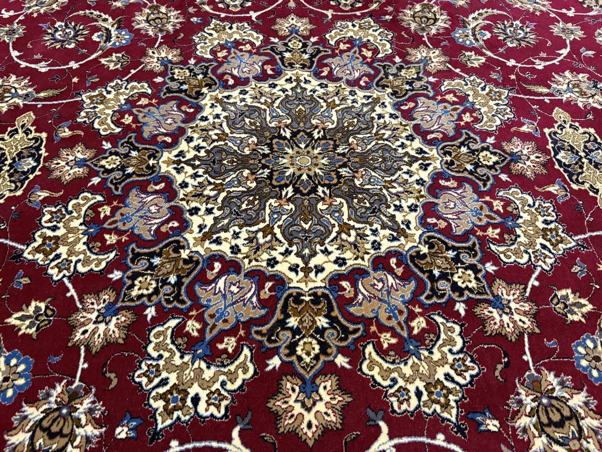 Tapis: Luxus Seidenteppich Isfahan - Perserteppich – D'occasion à Bennau par Mayer_Carpets 4