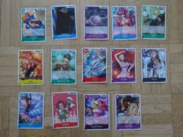 Lot 14x    ONE PIECE    CARD GAME   Pas de doublons